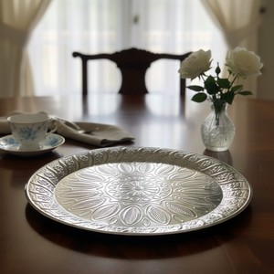 Bandeja para el Cabello de Estilo Bohemio Vintage Art Deco, Diseño Redondo Delgado para Decoración del Hogar, para Ramadán, Navidad y Hogares - Product Image 3
