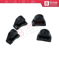BSR613 4 Pièces Support de rail de toit ouvrant type rond pour glissière de verre pour CLA A C E W176 W177 W169 W205 W156