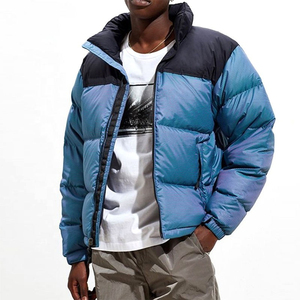 Blouson matelassé léger en toile pour homme, longueur standard, imperméable et coupe-vent, idéal pour l'hiver et les activités de plein air, haute qualité, service OEM, faible MOQ - Product Image 1