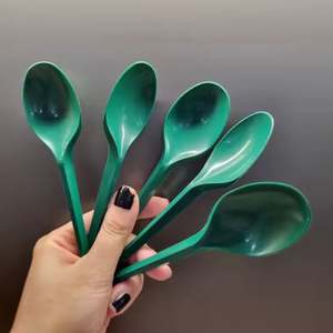 Cuchara plegable de plástico pequeño transparente/blanco desechable al mejor precio de Vietnam - Product Image 4