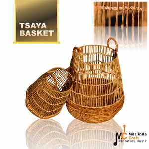 Artisanat en écorce de bananier TSAYA BASKET - Product Image 1