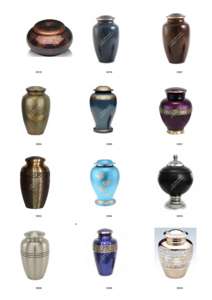 Premium Quality Brass Cremation Urn Hot Selling Metallic <b>Keepsake</b> Urns for Adult Ashes Direct Factory Price for Funeral Supplies - Product Image 3