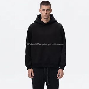 Sweat-shirt et veste à capuche épaisse pour femme de style boxy personnalisable, sweat-shirts pour homme, marque de streetwear américaine - Product Image 3