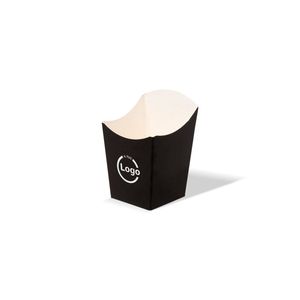 Assiettes et bols en papier, panier à frites en polythénate Mod. Frites CEST 6x6x7.5 cm - Product Image 2