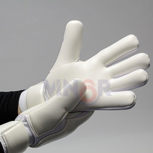 Gants de gardien de but en latex de haute qualité 4 mm avec nouvelle technologie de paume pour les gardiens de but, gants de gardien de but de football professionnel - Product Image 3