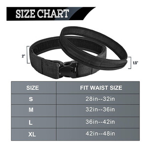 Ceinture tactique de service de qualité supérieure à prix de gros, boucle en plastique, uniforme de sécurité, ceinture de formation robuste pour l'extérieur, ceinture intérieure et extérieure - Product Image 6