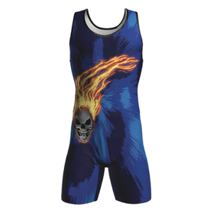 Impression par sublimation personnalisée Sportswear Camo Haltérophilie Singlet Suit Wrestling Singlets - Product Image 3