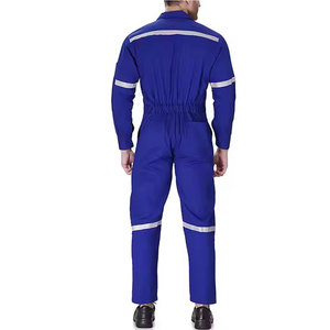 Vente en ligne Combinaison de sécurité haute visibilité Vêtements de travail en coton polyester respirant Combinaison de sécurité confortable - Product Image 5