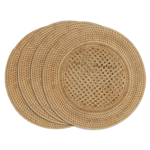 Placas de cargador de ratán al por mayor manteles individuales hechos a mano duraderos respetuosos con el medio ambiente para bodas, banquetes, Catering, eventos, hoteles - Product Image 3