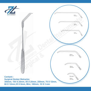 Écarteur chirurgical Zenker Mini 10X3mm 18cm en acier inoxydable Instruments chirurgicaux de base Langenbeck du fabricant pakistanais - Product Image 3