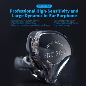 KZ EDC PRO Wired HIFI in Ear Headphones 3.5mm Monitor <strong>Earphones</strong> with Dynamic Driver for DJ Studio Music Wired <strong>Earphones</strong> - Product Image 3