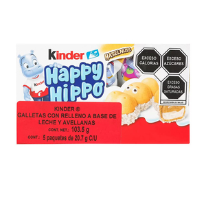 Thưởng thức hương vị thú vị và thơm ngon của kin Der Happy Hippo Cacao 5 gói hoàn hảo cho trẻ em và người lớn. - Product Image 2