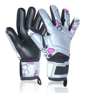 Gants de gardien de but en latex haute performance, imperméables, respirants, à doigts complets, avec sangle de poignet réglable pour les sports de plein air, fabrication en usine - Product Image 1