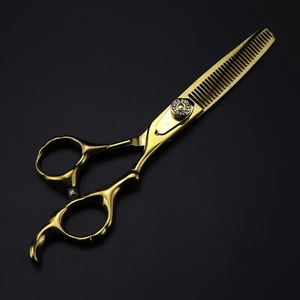 Tijeras de peluquero Premium para uso en peluquero: tijeras de corte de pelo de precisión, diseño ergonómico, cuchillas afiladas de acero inoxidable - Product Image 1