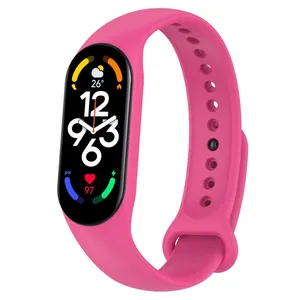 מכירה לוהטת מפעל מחיר Xiaomi שעון להקת עבור Xiaomi Mi Band 7 מקורי Xiaomi סיליקון ג 'ל להקת שעון