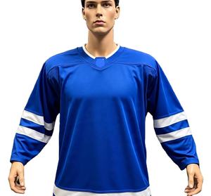 Logo personnalisé équipe professionnelle maillot de hockey sur glace attirail sergé broderie adulte polyester uniforme de hockey sur glace 2025 - Product Image 1