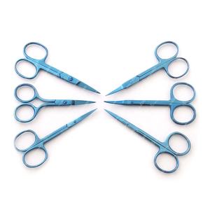 Vente en gros de mini ciseaux à broder de haute qualité, ciseaux de maquillage en acier inoxydable pour la coupe des cils et des sourcils avec pointe pointue - Product Image 2