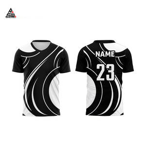Camiseta de Fútbol Personalizable con Patrón Sólido, Técnica de Corte Automatizado OEM, Ropa Deportiva para Hombres, Mujeres y Adultos, Nombre del Equipo, Logotipo, 100% - Product Image 1