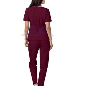 Professional Made Quick Dry Medical Women <b>Scrub</b> <b>Top</b> Custom Design 100% Cotton Needle Detection High Quality Seamless Hospital - Product Image 5