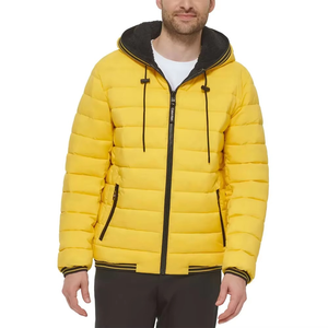 Chaqueta de Burbuja para Hombre, con Capucha, de Lona, de Manga Larga, Nueva Llegada, Personalizada, Fabricación al por Mayor - Product Image 2