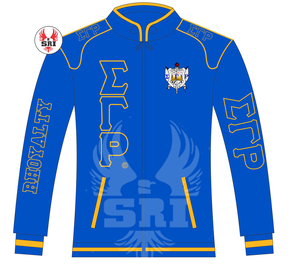 Chaqueta de carreras para mujer bordada Sigma Gamma Rho Sorority, chaqueta de carreras bordada personalizable para mujer - Product Image 3