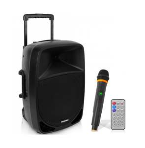 EFFECTIVE NEW StagePas 600BT Portable PA Speakers Wireless With DTS Karaoke Audio Remote <b>Control</b> Mobile <b>Phone</b> - Product Image 1