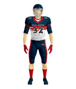 Conjunto de Uniforme de Fútbol Americano Personalizado 2025 para Adultos, Tela Ecológica, Servicio OEM, Colores y Logotipos Personalizados - Product Image 1