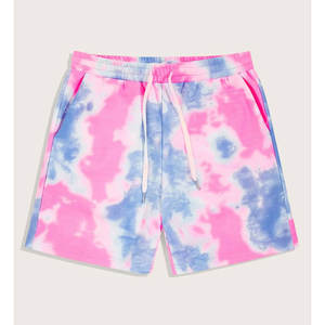 Pantalones cortos de cintura alta para hombre, pantalones de chándal informales de algodón con cordón y cremallera, pantalones cortos sólidos calientes, pantalones de chándal en blanco al por mayor - Product Image 6