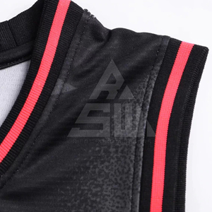 Uniforme de basket-ball pour hommes de haute qualité, personnalisé, respirant, grande taille, léger, 100% polyester - Product Image 3