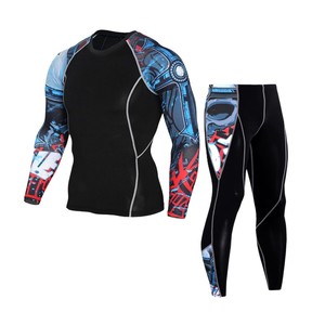 Conjunto de Rashguard GAF MMA para Hombre, Venta al por Mayor, Camiseta de Manga Corta y Leggings con Sublimación, Logotipo Personalizado - Product Image 5
