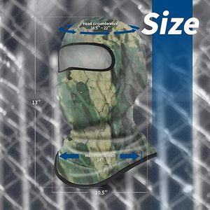 Máscara de Esquí Acrílica 100% Personalizable, Más Vendida, Duradera, Marca Privada, Cubre Rostro, Pasamontañas, Transpirable, Impermeable, Unisex - Product Image 6