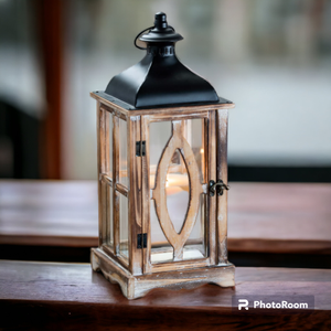 Lassic heheme ooden anterantern ULN ulululhape OME ecoration andle andolder mayor o Party ececor otive - Product Image 6