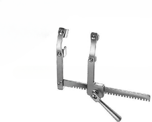 Rétracteur sternale Morse Favaloro, 4 lames mobiles, 17 x 22 mm, écartement de 160 mm, acier inoxydable de qualité supérieure, instruments chirurgicaux - Product Image 1