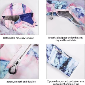 Traje de Esquí Personalizado de Una Pieza para Mujer, para Invierno, para Esquiar, Hacer Snowboard y Conducir Motos de Nieve - Product Image 6