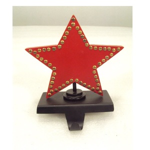 Black Christmas Tree With Star Metal <b>Stocking</b> <b>Holder</b> For Christmas Home Party Decorative - Product Image 5