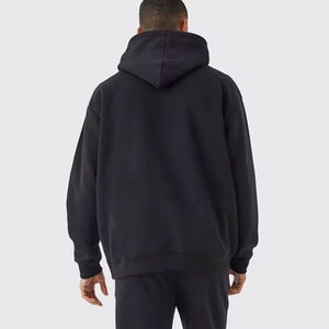Custom <b>Distressed</b> Embroidered Acid Washed Hoodie and Sweat Pants Set Flared Stacked Tracksuit Sweatsuits with Flare Pants - Product Image 6