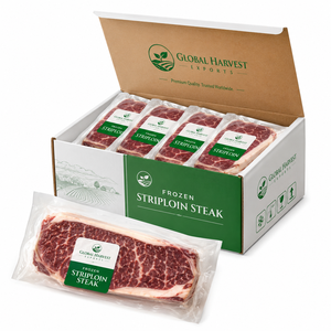 Pemasok dan Eksportir Daging Sapi Striploin Beku Tanpa Tulang, Kemasan Vakum, Grosir