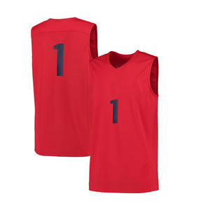 Camiseta de baloncesto unisex con logotipo bordado negro tamaño EE. UU. personalizado al por mayor diseño de impresión técnica de sublimación nombre incluido - Product Image 3