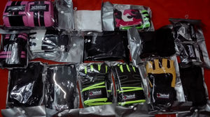 Guantes Deportivos Unisex de Medio Dedo, de Cuero PU Antideslizante, con Cierre de Tirón, Color Personalizado, para Gimnasio, Levantamiento de Pesas, Deportes y Ciclismo - Product Image 3