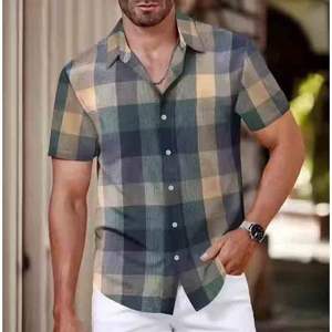 Camisa tradicional alemana Trachyte, camisa bávara para hombre, Camisa de algodón 100% a cuadros para hombre Oktoberfest, la mejor calidad OEM con servicio - Product Image 3
