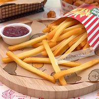 Frites artificielles réalistes pour la décoration de cuisine, la maison, les centres de table de fête, les événements sur le thème de la restauration rapide, les aides pédagogiques scolaires