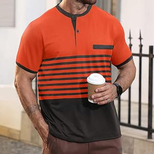 เสื้อยืดลำลองสำหรับผู้ชายทรงโอเวอร์ไซส์ผ้าคอตตอนสำหรับฤดูร้อน - Product Image 3