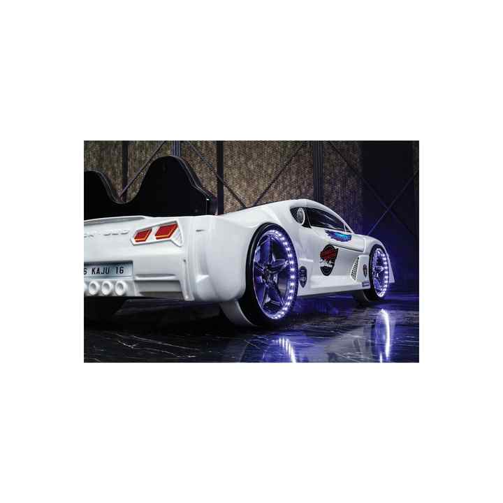 Moon Aero Full Car Bed Bedstead White