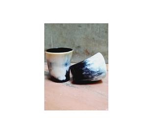 Élégant verre de corne de vin personnalité créative ornements de décoration verre à vin haut produit exigeant artisanat naturel - Product Image 1