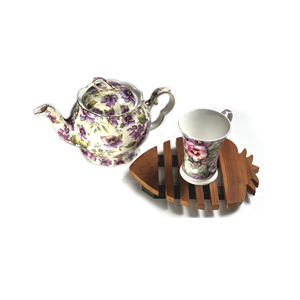 Salvamanteles de madera de estilo clásico más vendido, plato caliente y soporte para té con bandeja de madera de diseño especial para decoración de cocina, Vietnam directo - Product Image 5