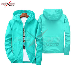 Nouvelle veste respirante pour hommes printemps et automne coupe-vent à capuche à fermeture éclair à manches longues conception personnalisée - Product Image 2