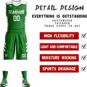 Conjunto de Uniforme de Baloncesto Sublimado para Hombre, Ropa Deportiva Personalizada, Jersey de Baloncesto con Nuevo Diseño, Transpirable y de Secado Rápido - Product Image 4