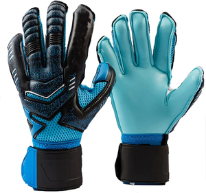 Venta al por mayor Profesional PU Receptor Guantes de Portero con Protección de Dedo Transpirable Guantes de Entrenamiento de Fútbol - Product Image 3