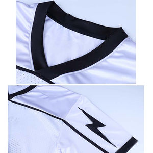 Tela de malla de secado rápido de alta calidad, camisetas de fútbol americano completamente personalizadas, camisetas de fútbol americano sublimadas para hombres - Product Image 3