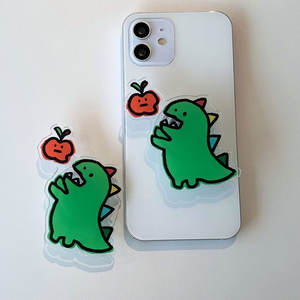 [mongdaeng] Soporte Ajustable para Teléfono con Diseño de Manzana, Soporte Acrílico para Dedos, Diseño Bonito - Product Image 3